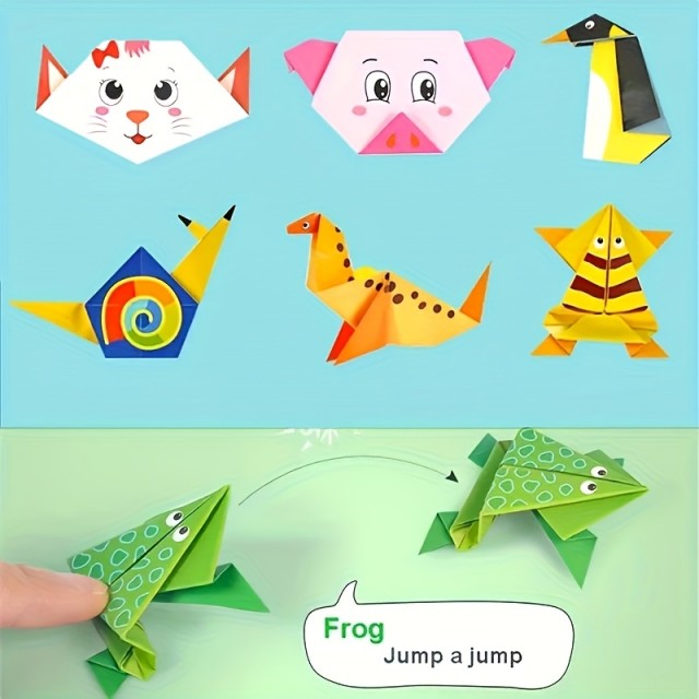 Komplet za origamije iz papirja - 54 unikatnih dizajnov za ustvarjalne projekte