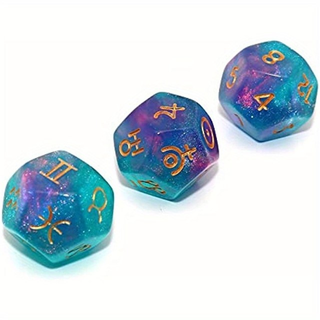 Astrološke kocke za vedeževanje – galaktične komplet 3 