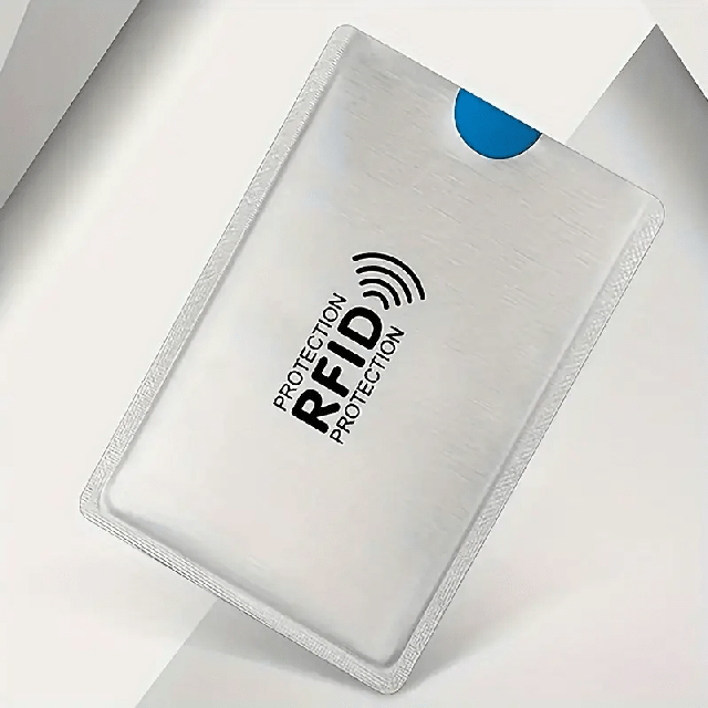 RFID ovitek za bančne kartice, za blokiranje kartic - protivlomni ovitek 5X