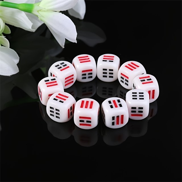 Kocke za I Ching za vedeževanje - komplet dveh I Ching kock