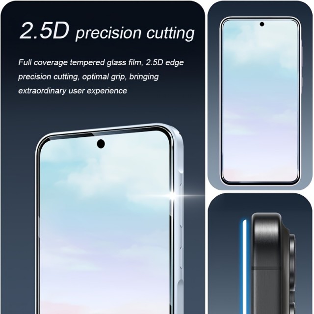 Komplet 3 zaščitnih stekel za mobilni telefon (Samsung Galaxy A35) 