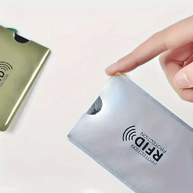 RFID ovitek za bančne kartice, za blokiranje kartic - protivlomni ovitek 5X