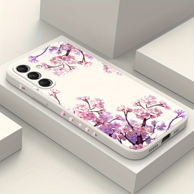 Elegantni ovitek za telefon s cvetličnim motivom (Samsung Galaxy A16) 