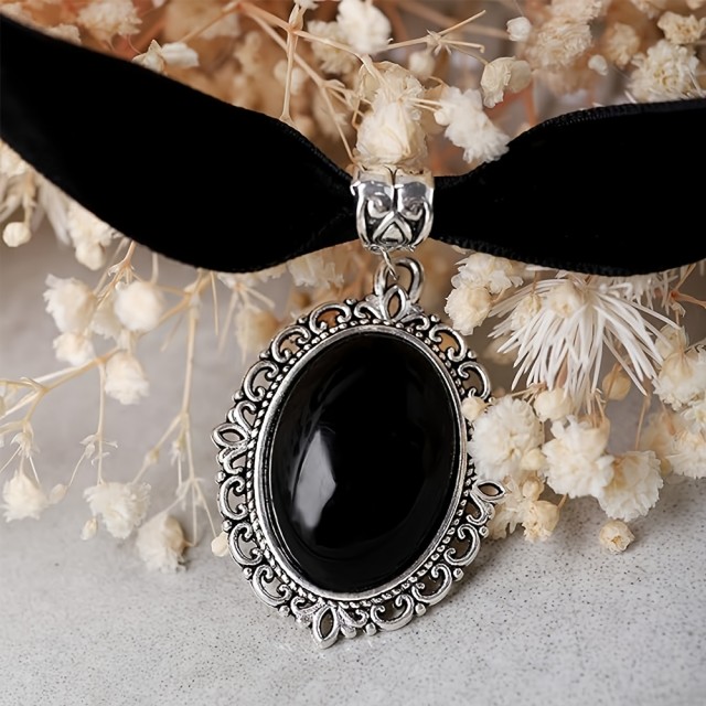 Čudovita choker ogrlica viktorijanski stil 