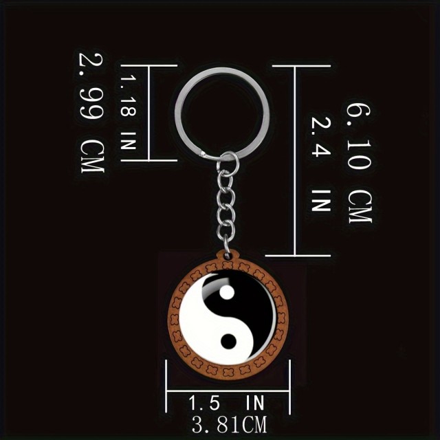 Lesen obesek za ključe Yin Yang