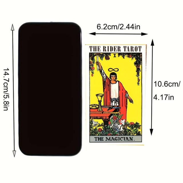Tarot karte za vedeževanje THE RIDER TAROT 78 kart 