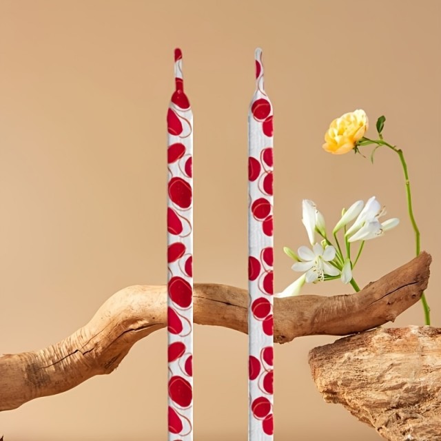 Vezalke z rdečimi krogi – 120 cm