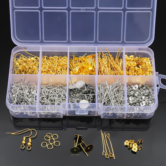1060-delni komplet za izdelavo nakita – DIY set za uhane in nakit