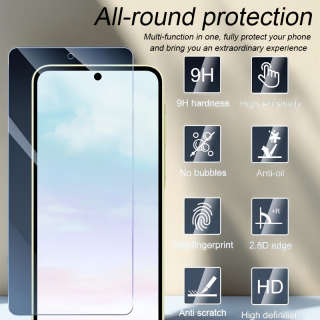 Komplet 3 zaščitnih stekel za mobilni telefon (Samsung Galaxy A35) 