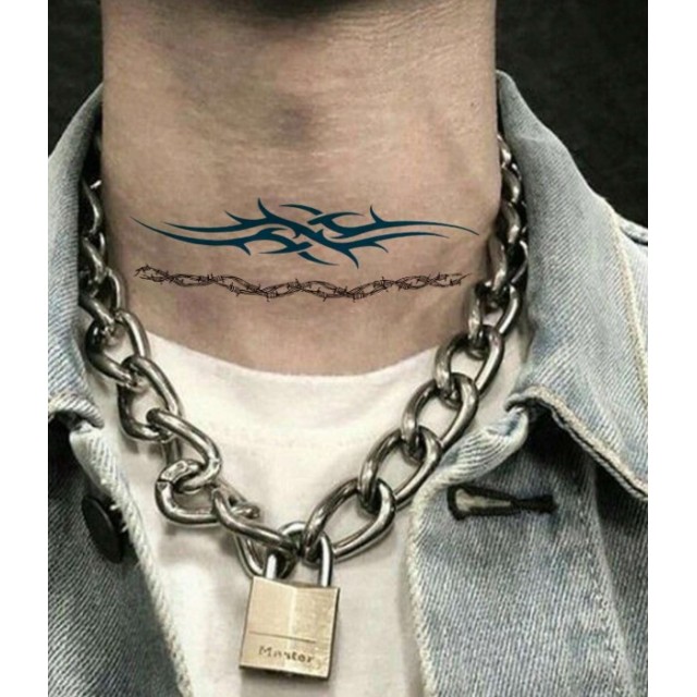 Set manjših tatujev v črni barvi - 20 v kompletu X-258