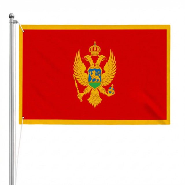 Zastava Črne gore 90 cm x 60 cm – črnogorska zastava Črna Gora